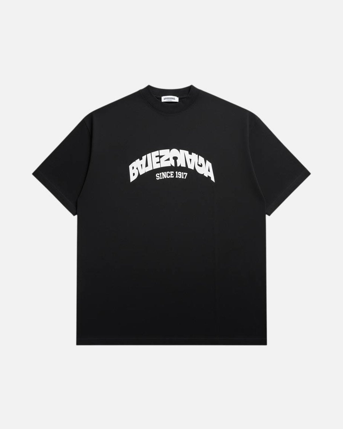 Balenciaga Backflip Embroidered Black Tee - photo 1