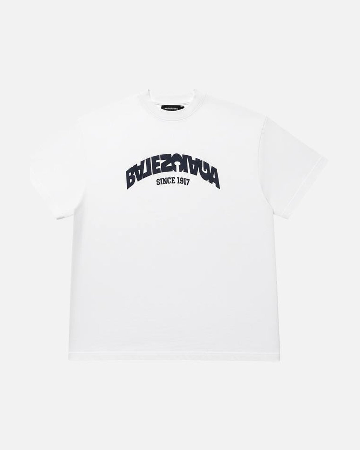 Balenciaga Backflip Embroidered White Tee - photo 1