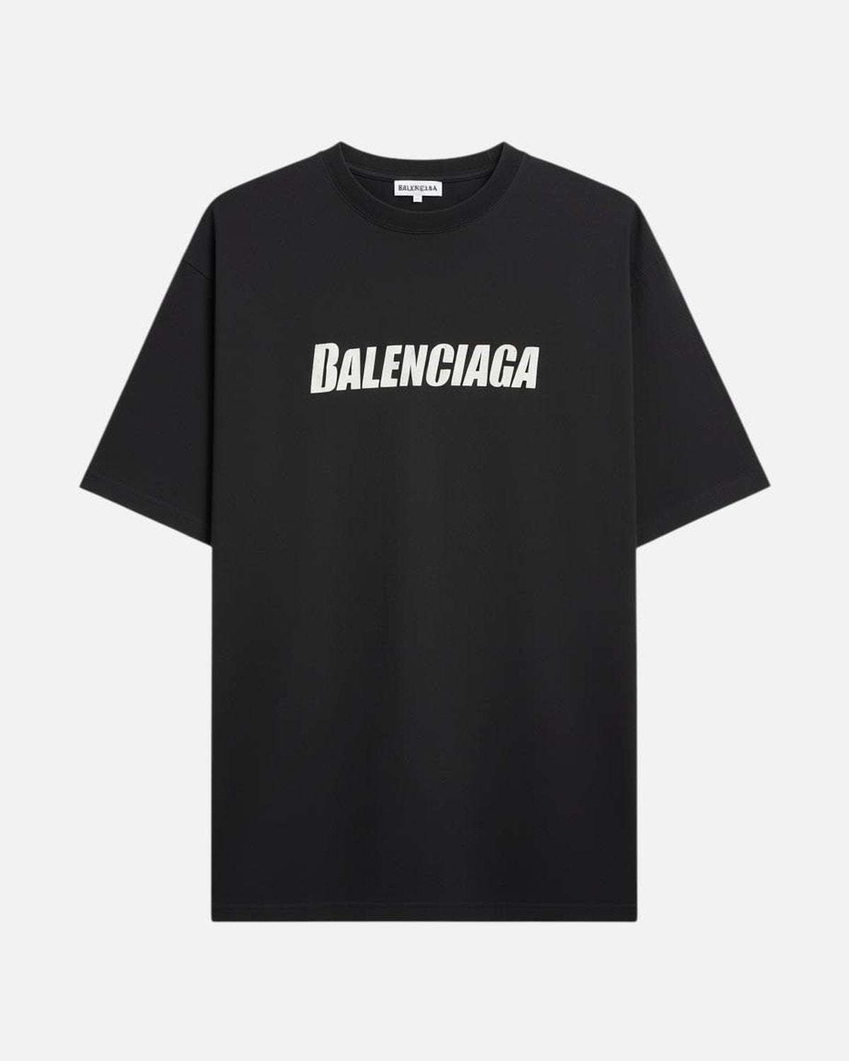 Balenciaga Caps Destroyed Black Tee - photo 1