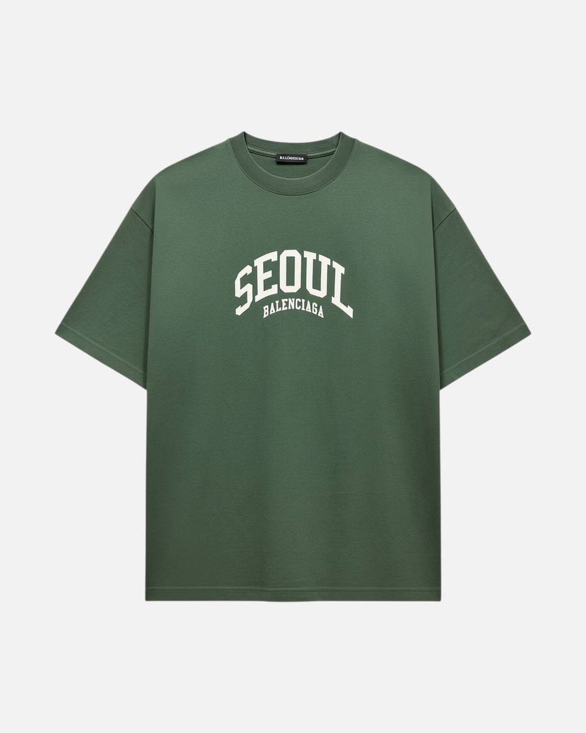 Balenciaga Cities Seoul Green Tee - photo 1