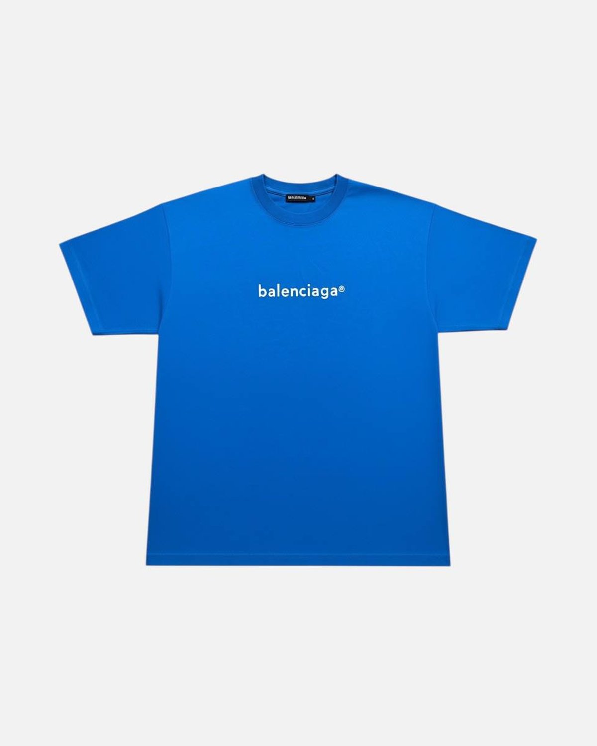 Balenciaga Copyright Blue Tee - photo 1