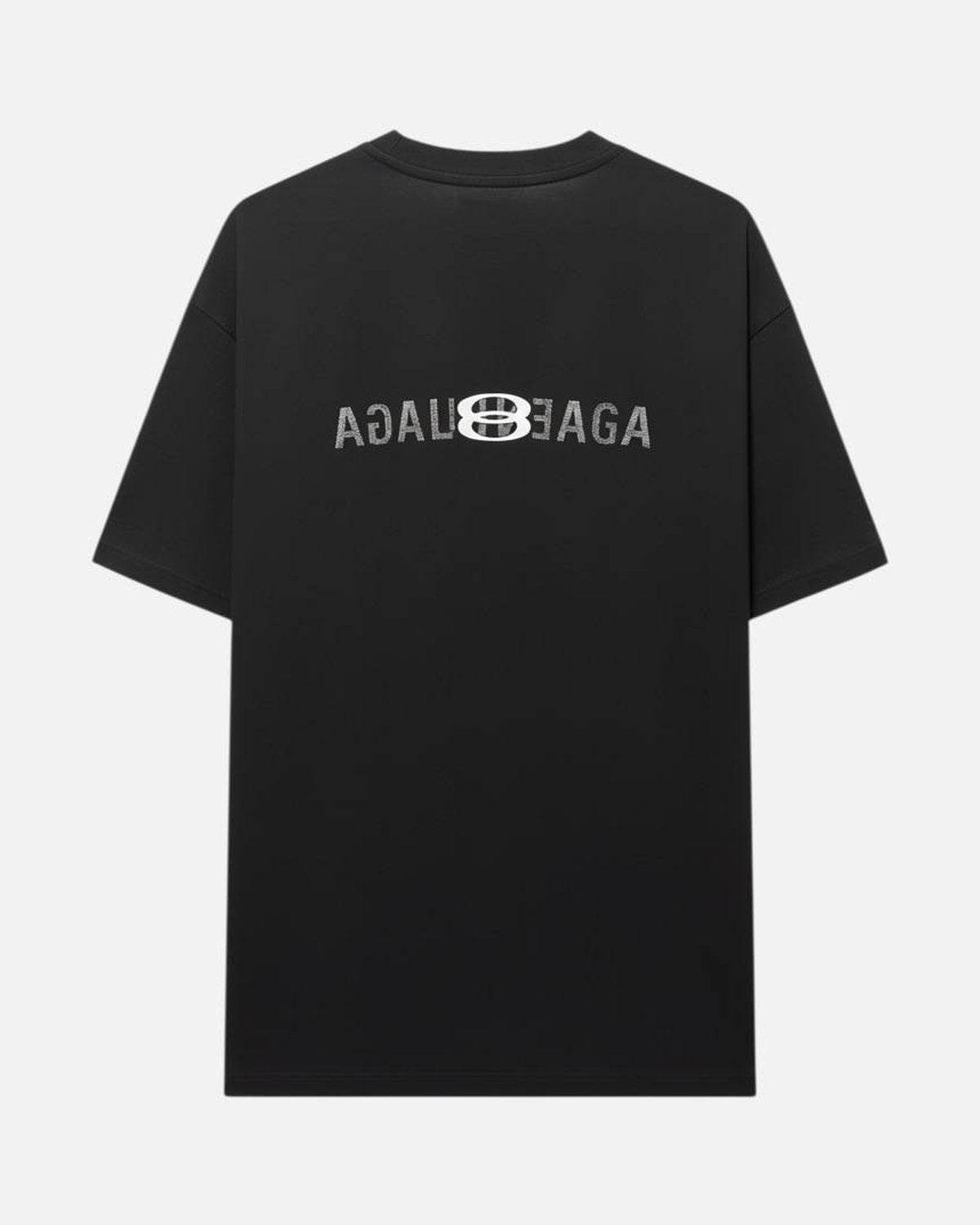 Balenciaga Inside Out Print Black Tee - photo 1