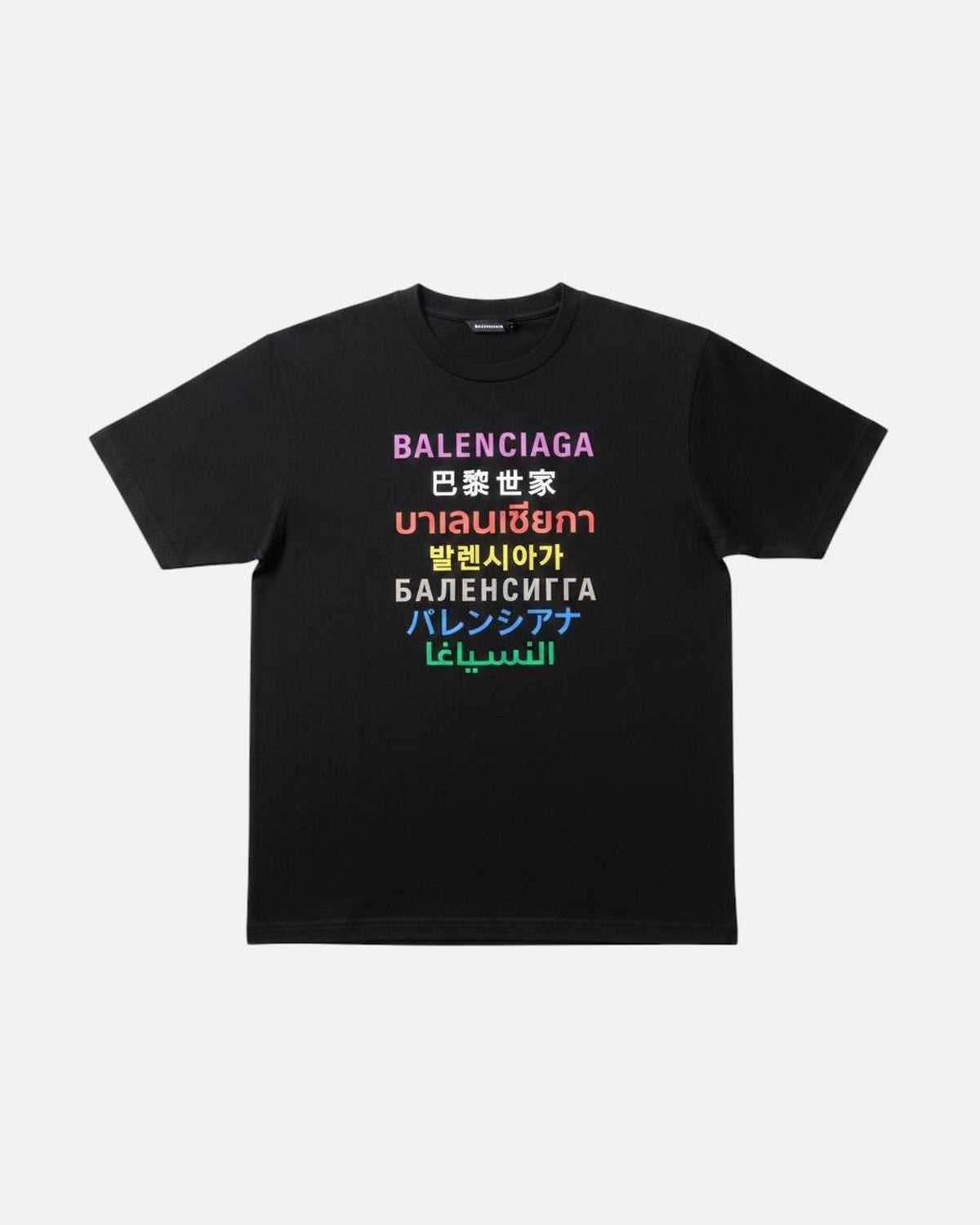 Balenciaga Language Black Kids Tee - photo 1