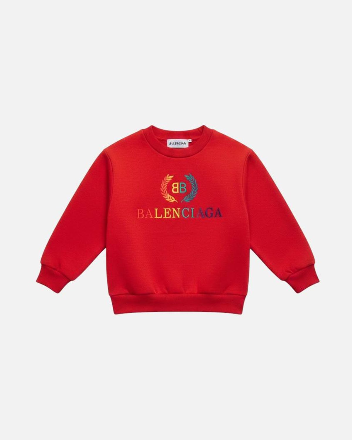 Balenciaga Rainbow Red Kids Sweatshirt - photo 1