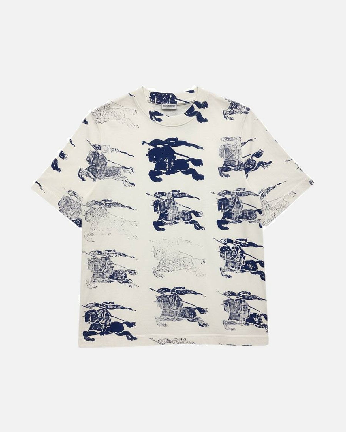 Burberry Equestrian Knight White Tee - photo 1