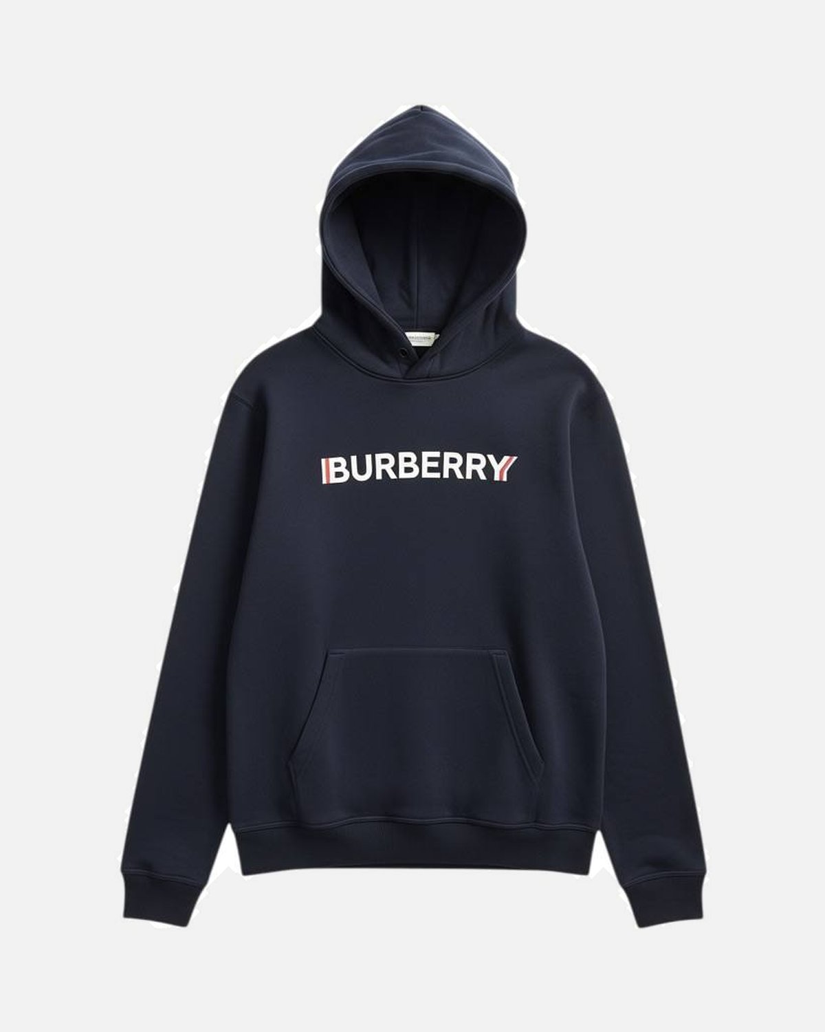 Burberry Hoodie Burberry Word Dark Blue - photo 1