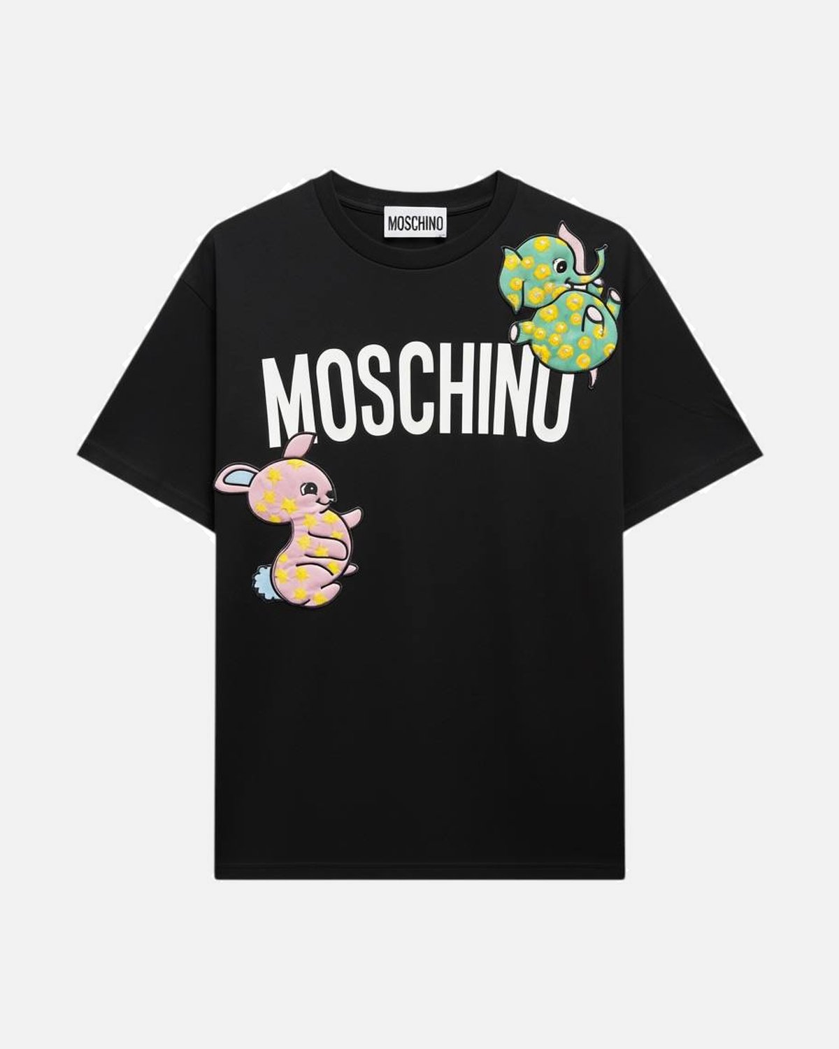 Moschino Animal Patch Black Tee - photo 1