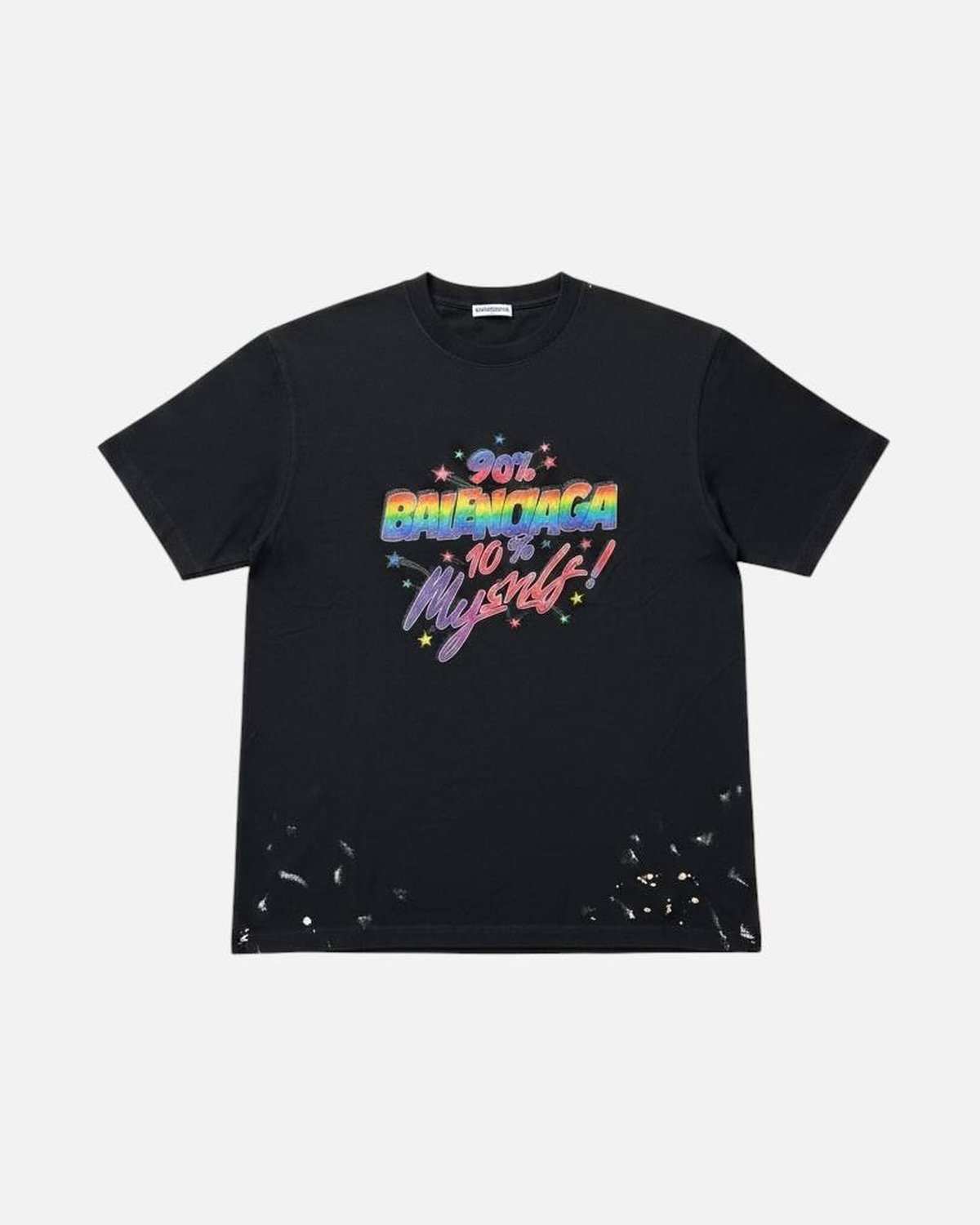 Balenciaga 90%/10% Black Tee - photo 1