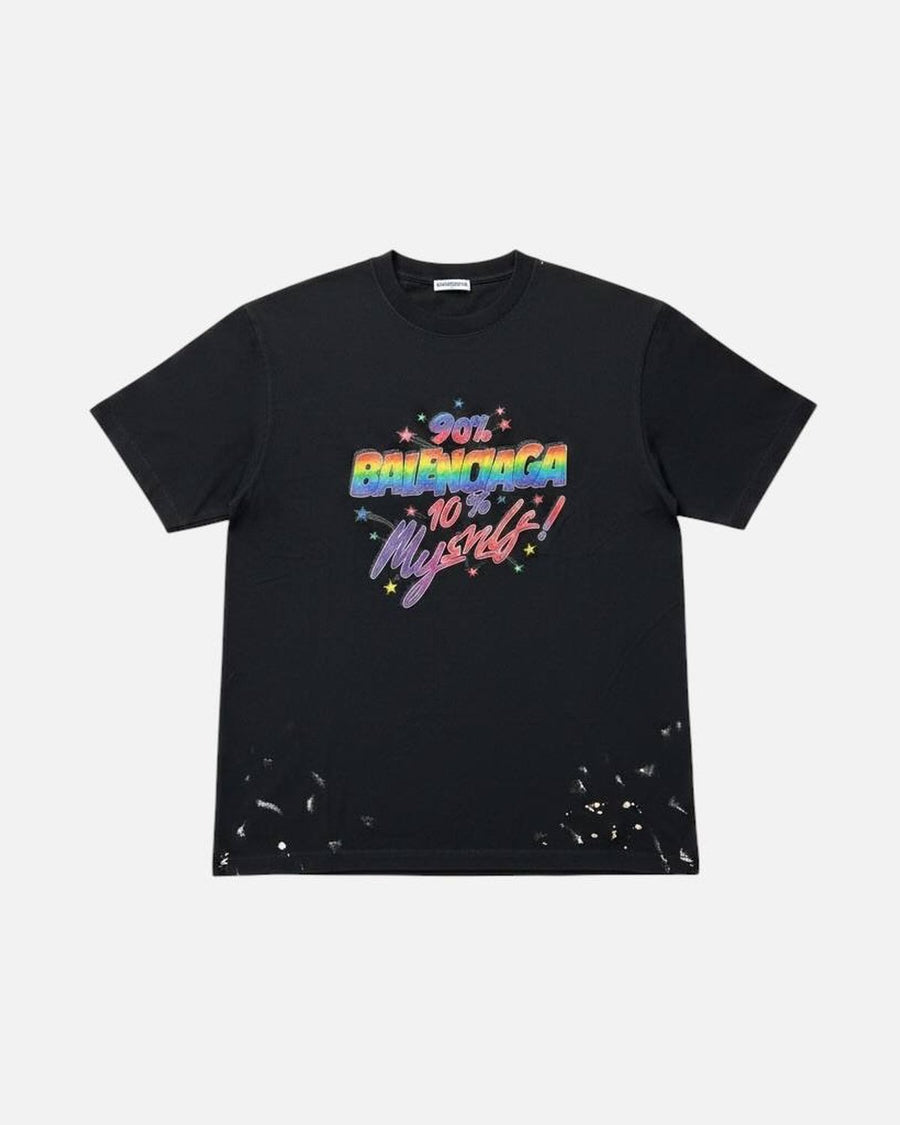 Balenciaga 90%/10% Black Tee - photo 1