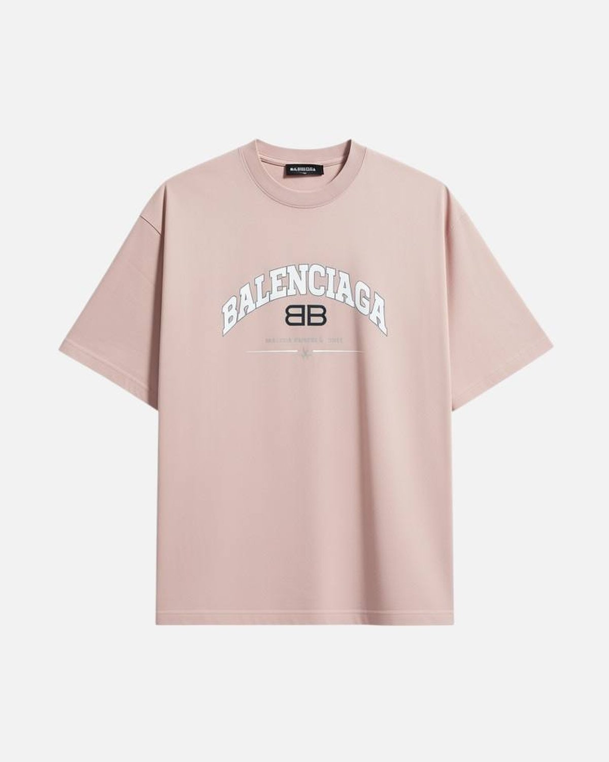 Balenciaga BB Logo Pink Tee - photo 1