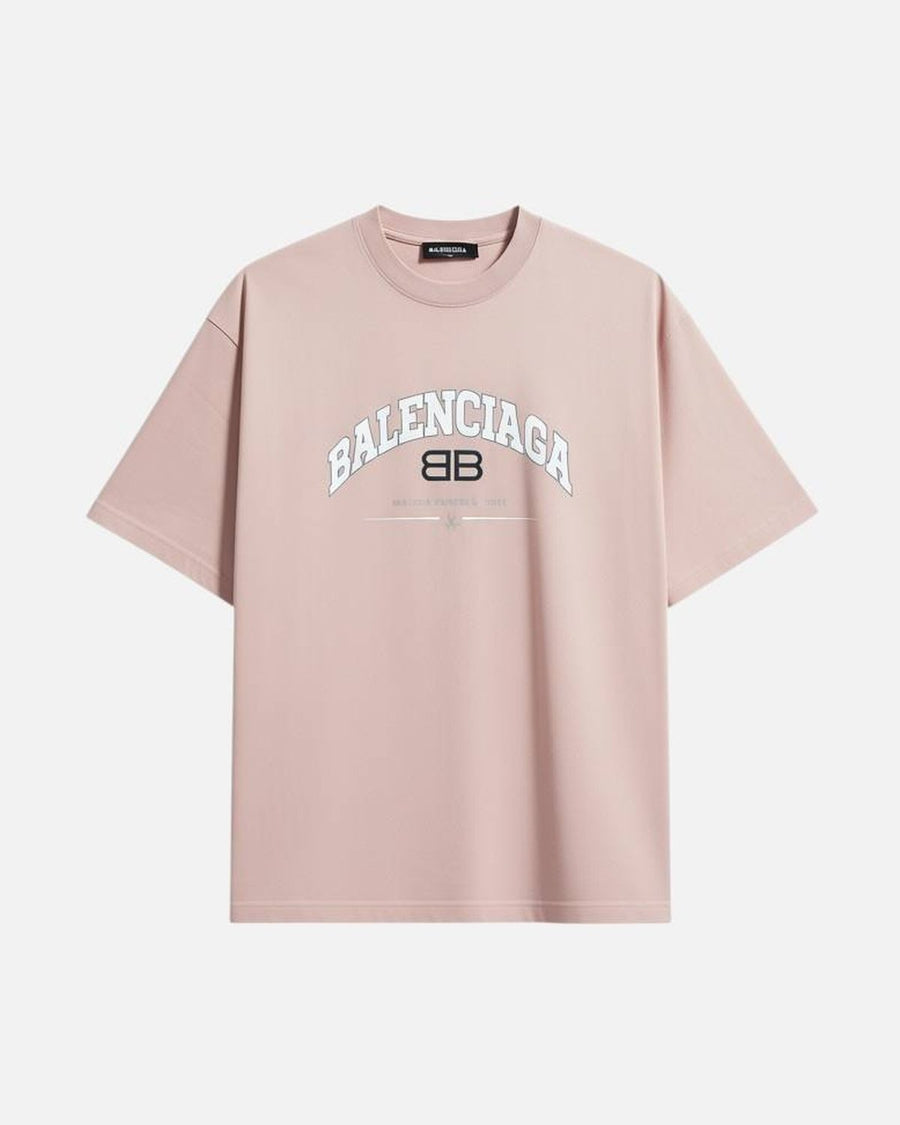 Balenciaga BB Logo Pink Tee - photo 1