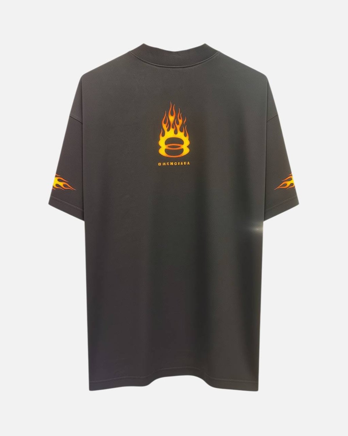 Balenciaga Burning Unity Black Tee - photo 1