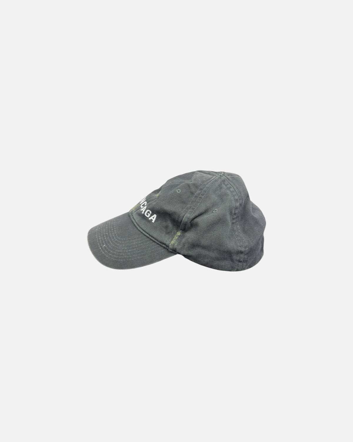 Balenciaga Cap Distressed Baseball Dark Grey - photo 2