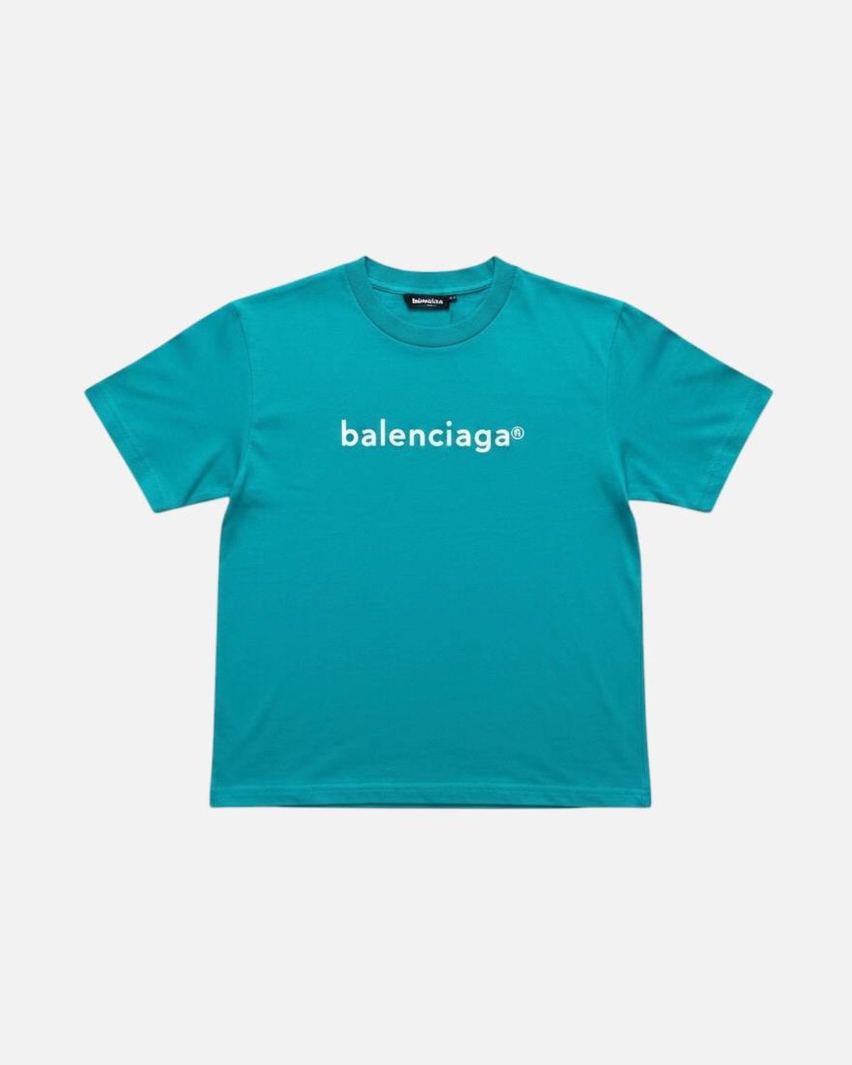 Balenciaga Copyright Teal Kids Tee - photo 1