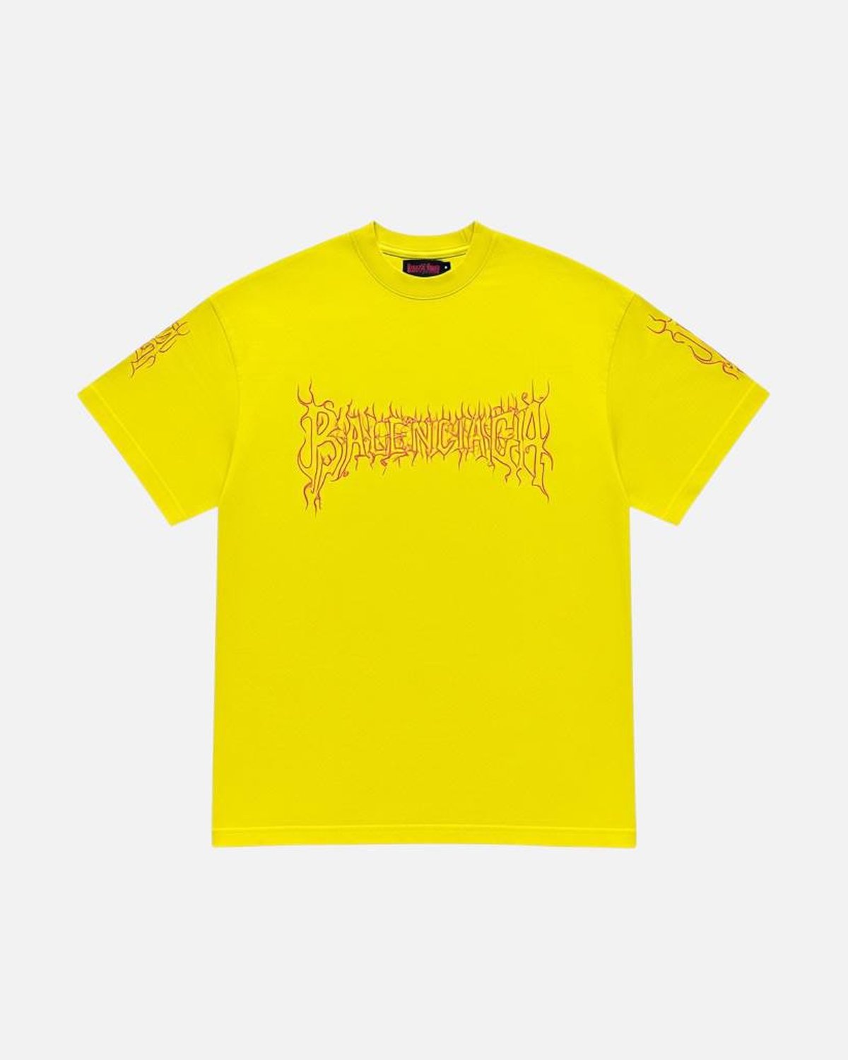 Balenciaga Darkwave "b" Yellow Tee - photo 1