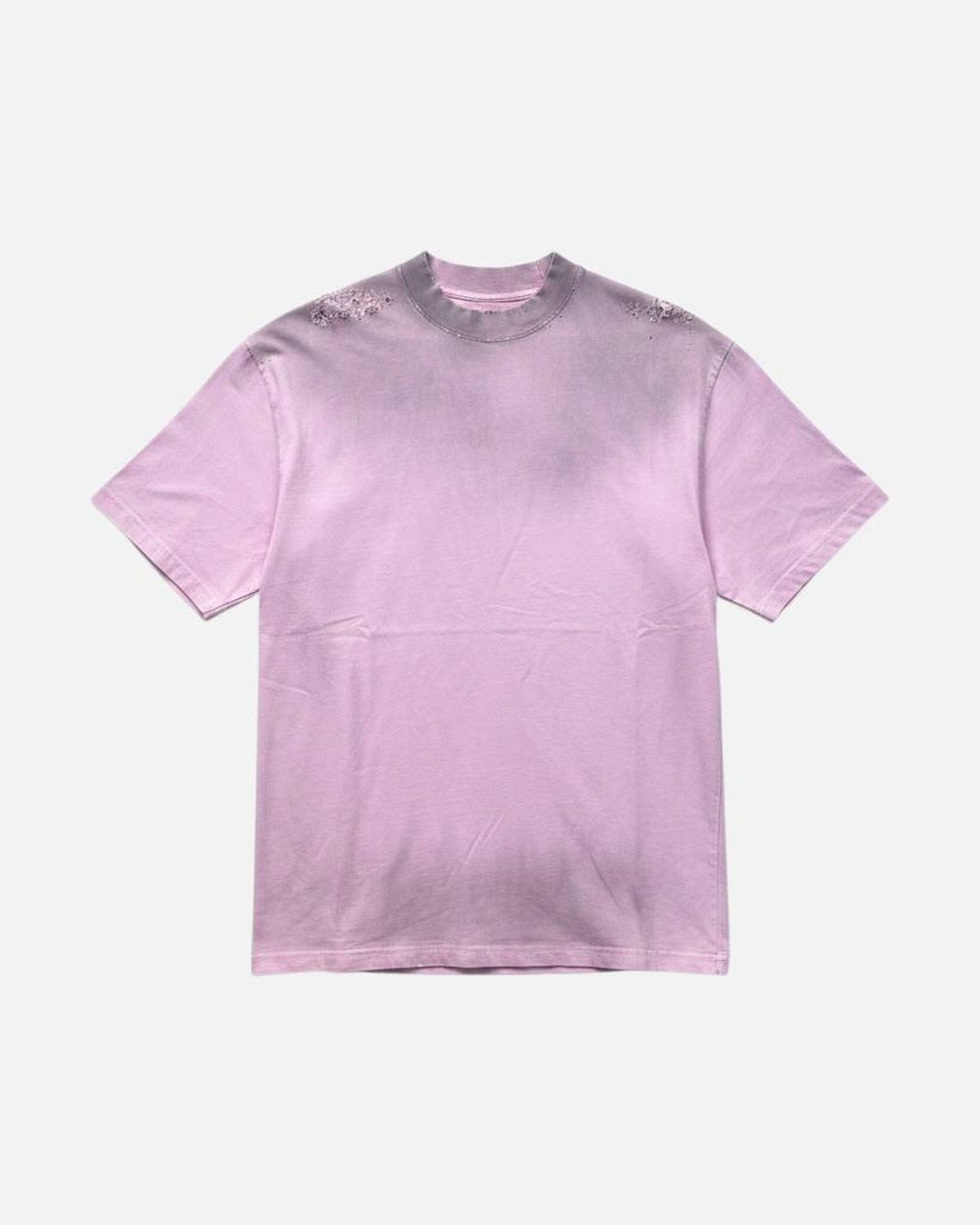 Balenciaga Gothic Pink Distressed Tee - photo 1