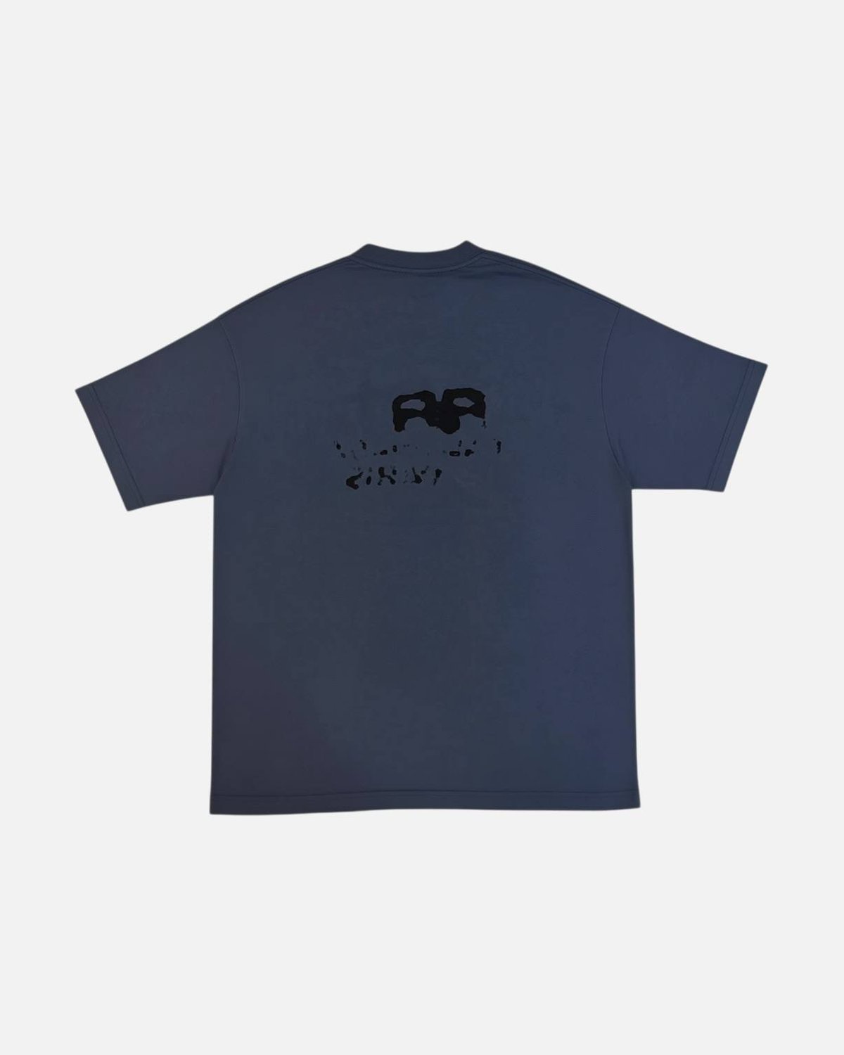 Balenciaga Hand Drawn BB Faded Black Tee - photo 2