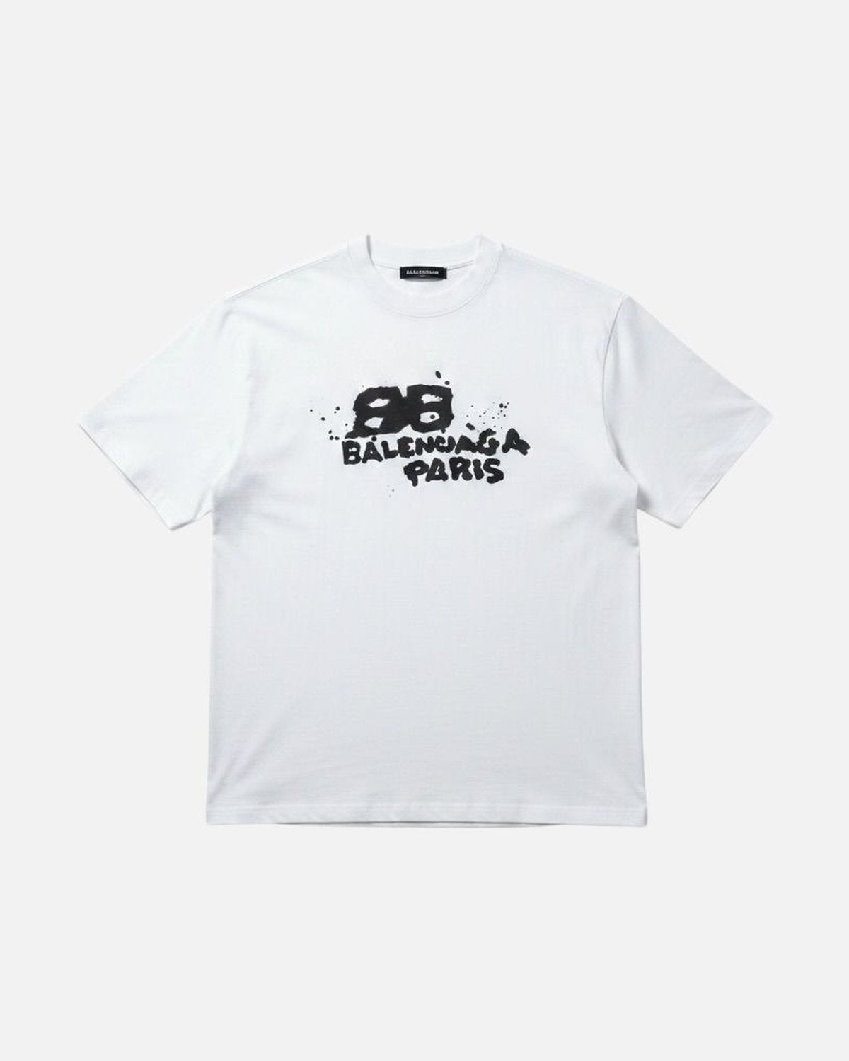 Balenciaga Hand Drawn BB White Tee - photo 1