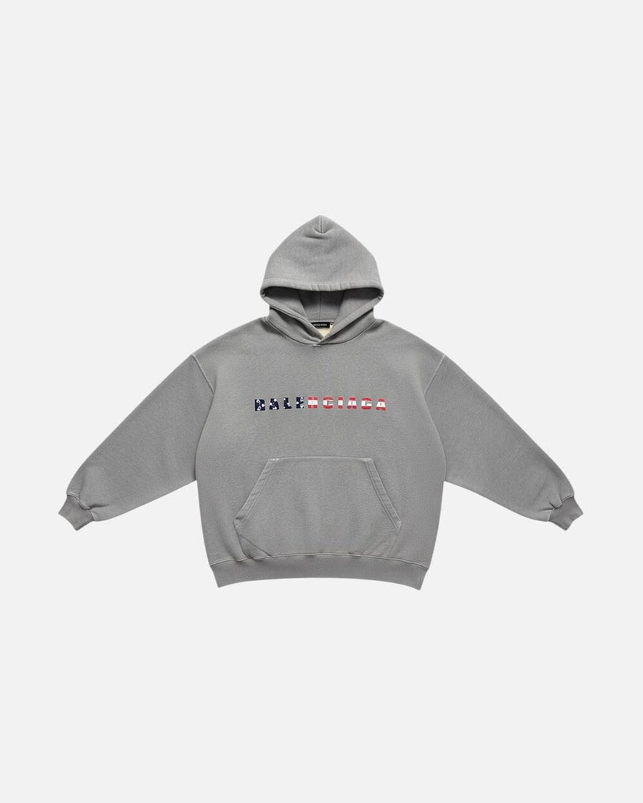Balenciaga International USA Grey Hoodie - photo 1