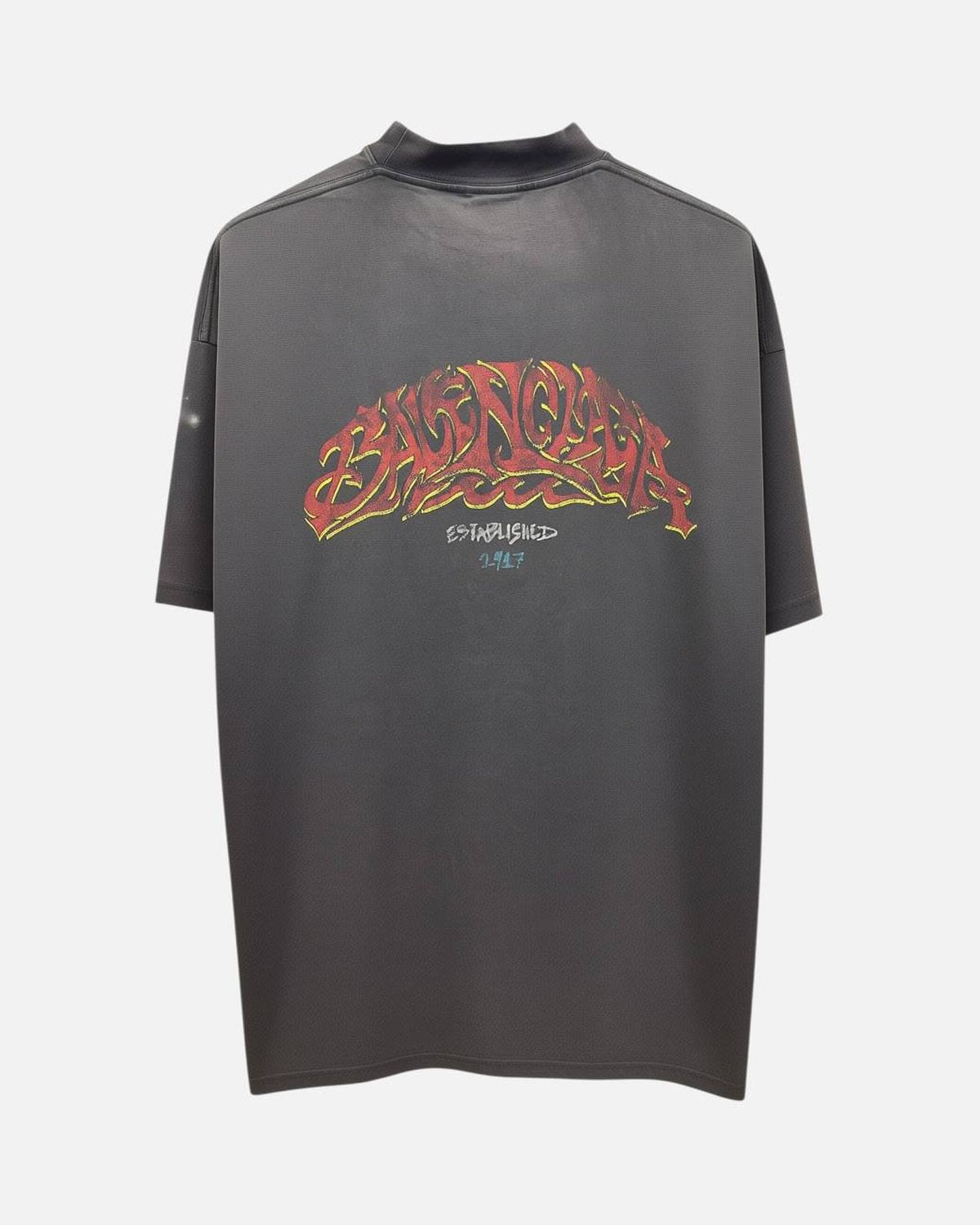 Balenciaga Offshore Faded Black Tee - photo 2