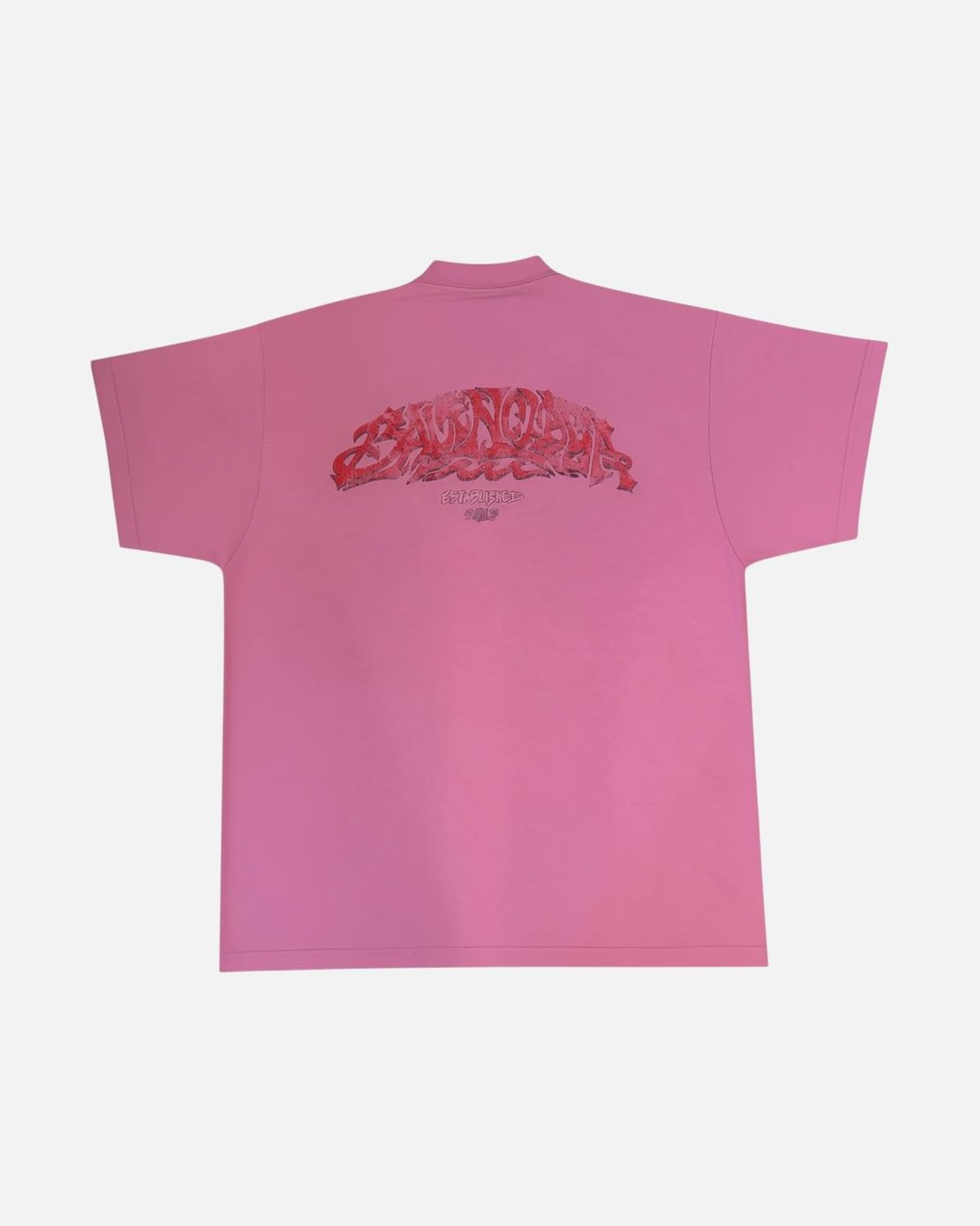 Balenciaga Offshore Faded Pink Tee - photo 2
