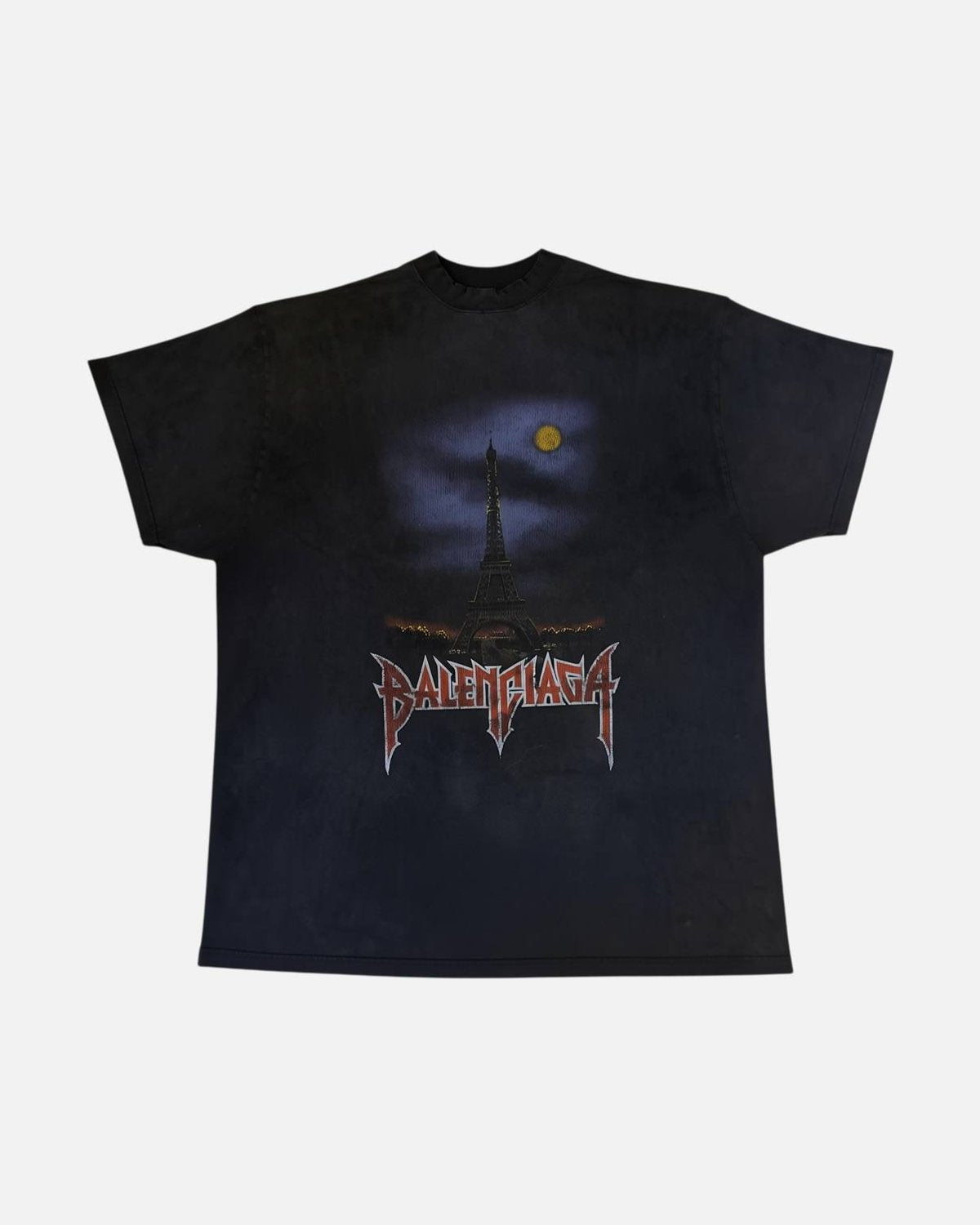 Balenciaga Paris Moon Black Tee - photo 1