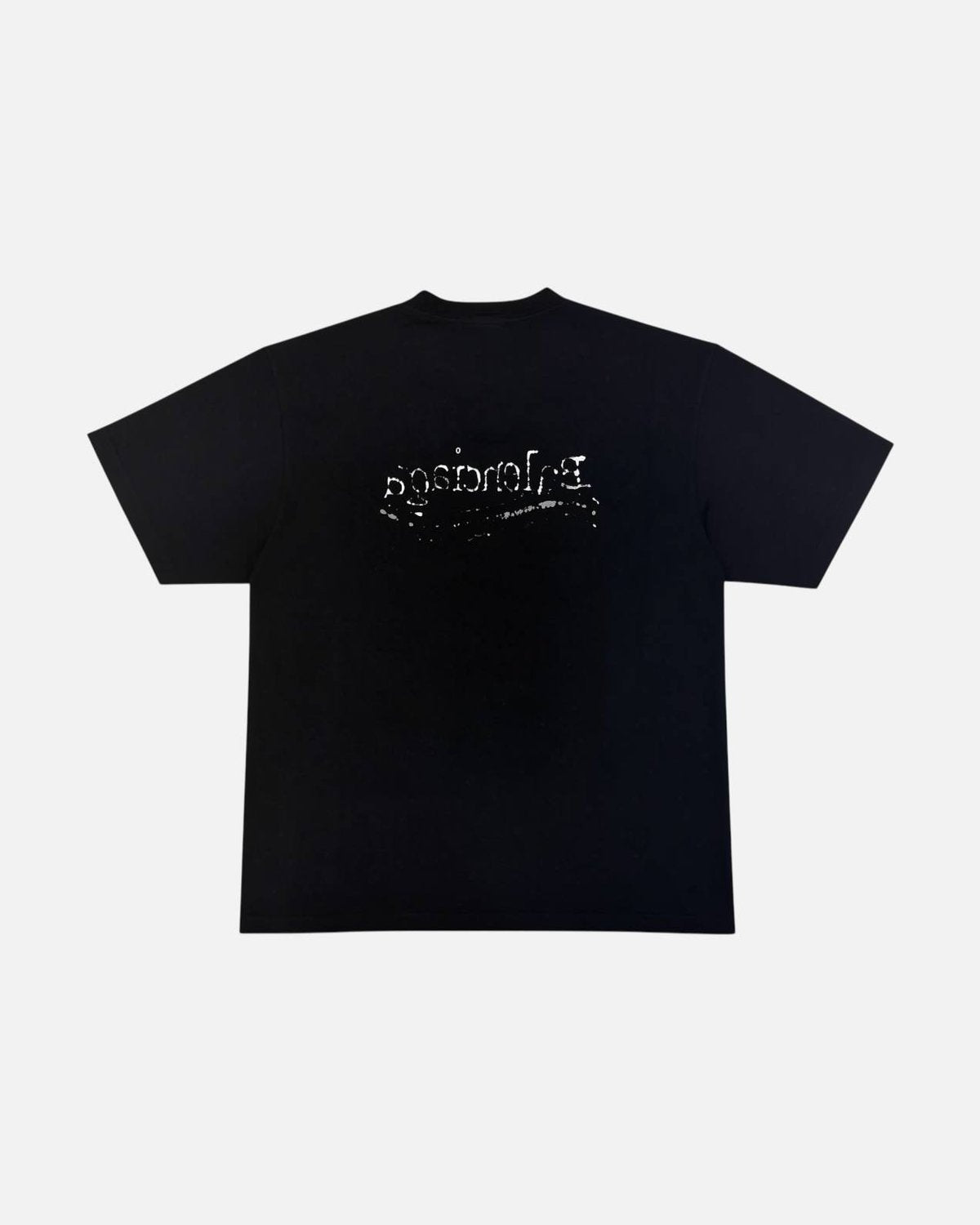 Balenciaga Political Campaign Logo Handdraw Black Tee - photo 2