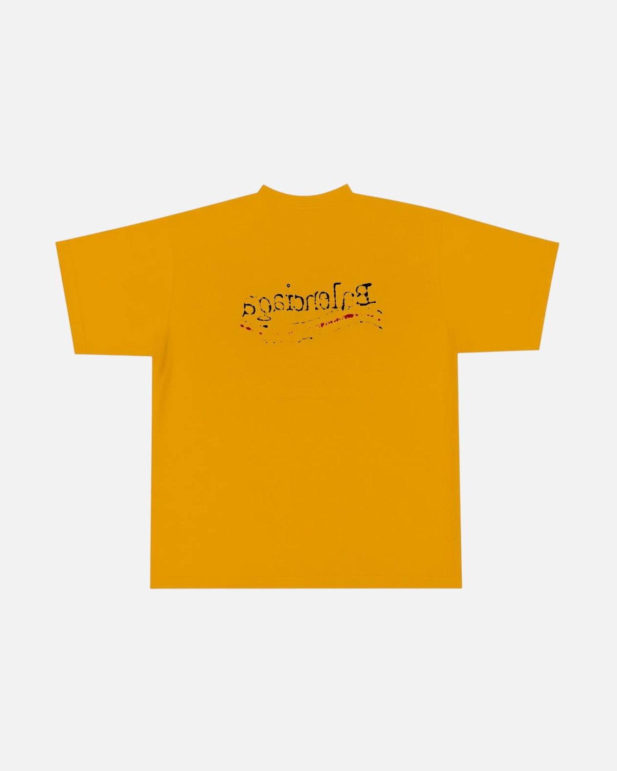 Balenciaga Political Campaign Logo Handdraw Yellow Tee - photo 2