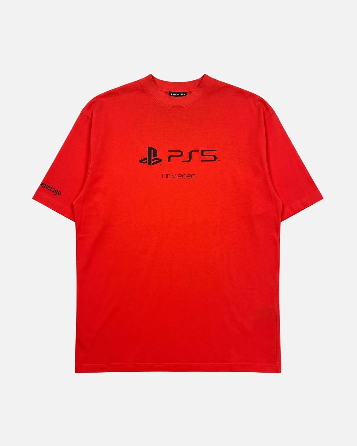 Balenciaga PS5 Red Tee - photo 1