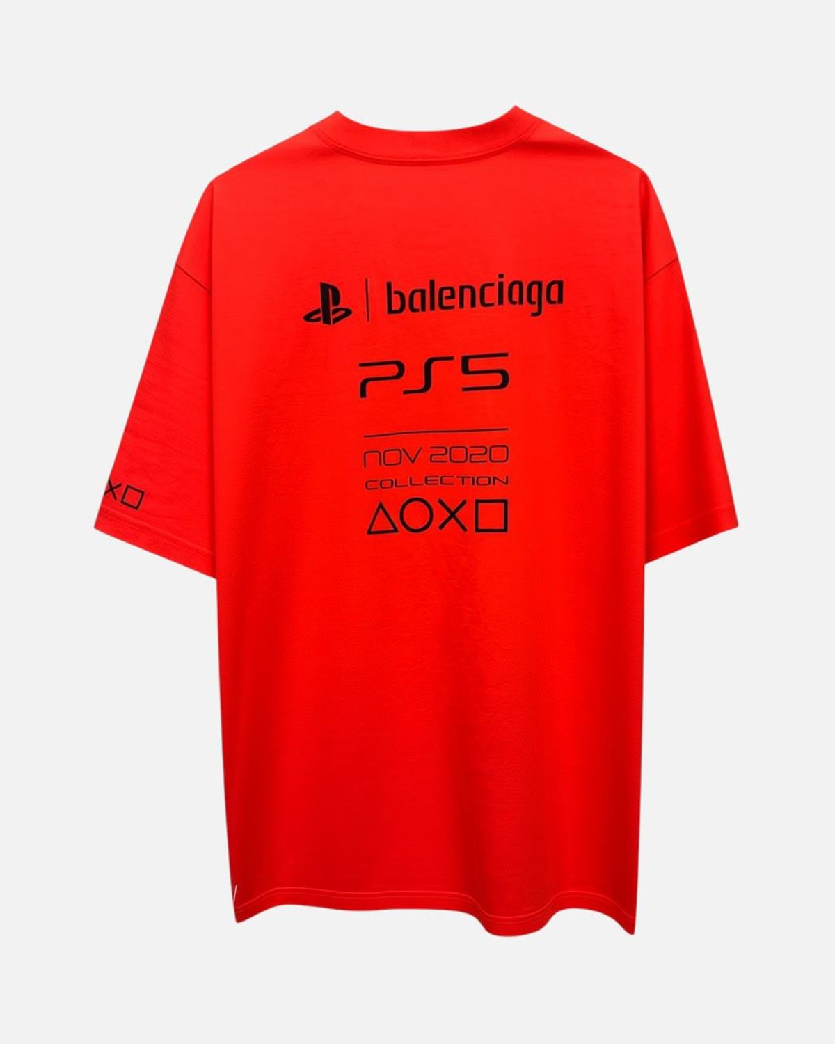 Balenciaga PS5 Red Tee - photo 2
