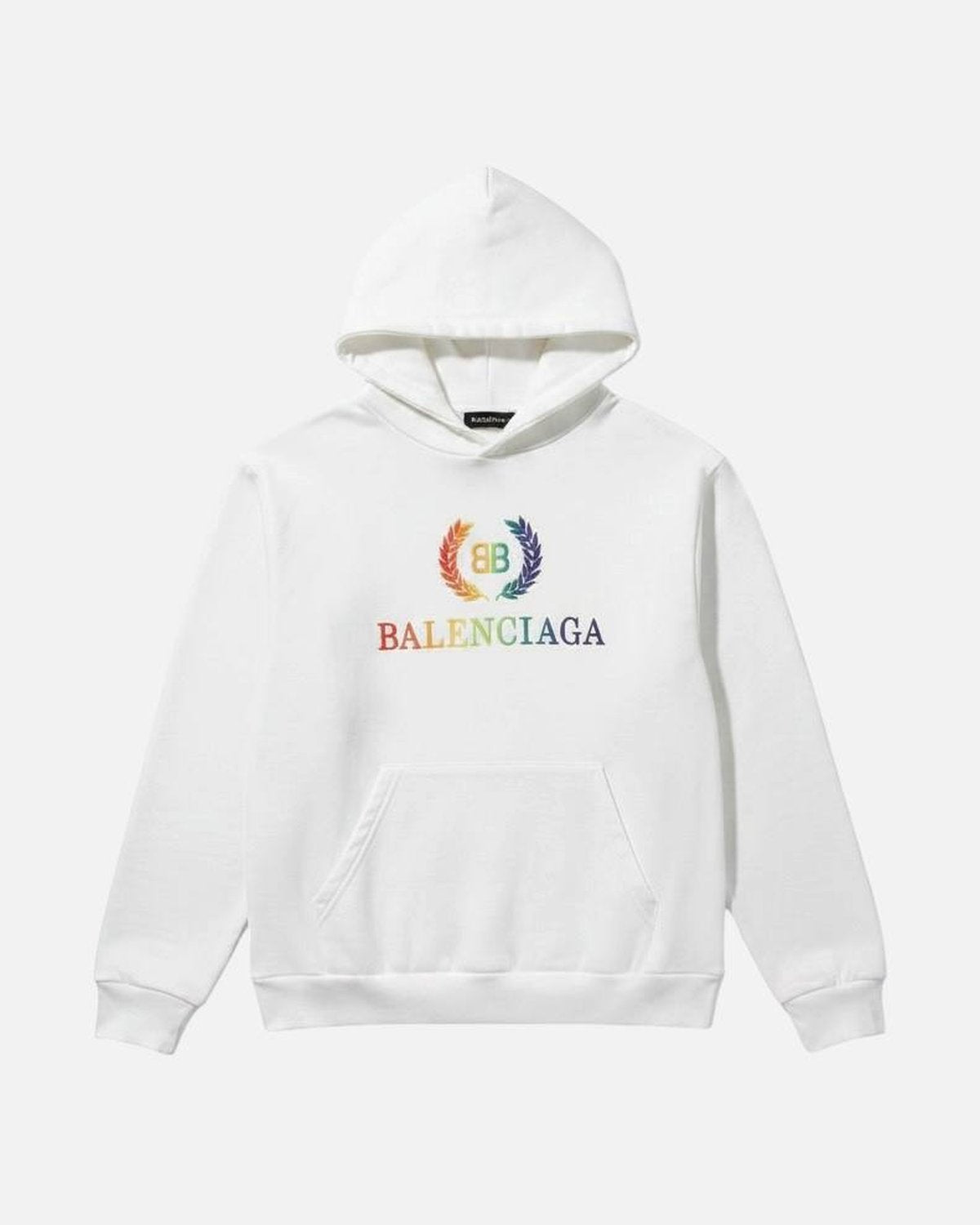 Balenciaga Rainbow White Kids Hoodie - photo 1