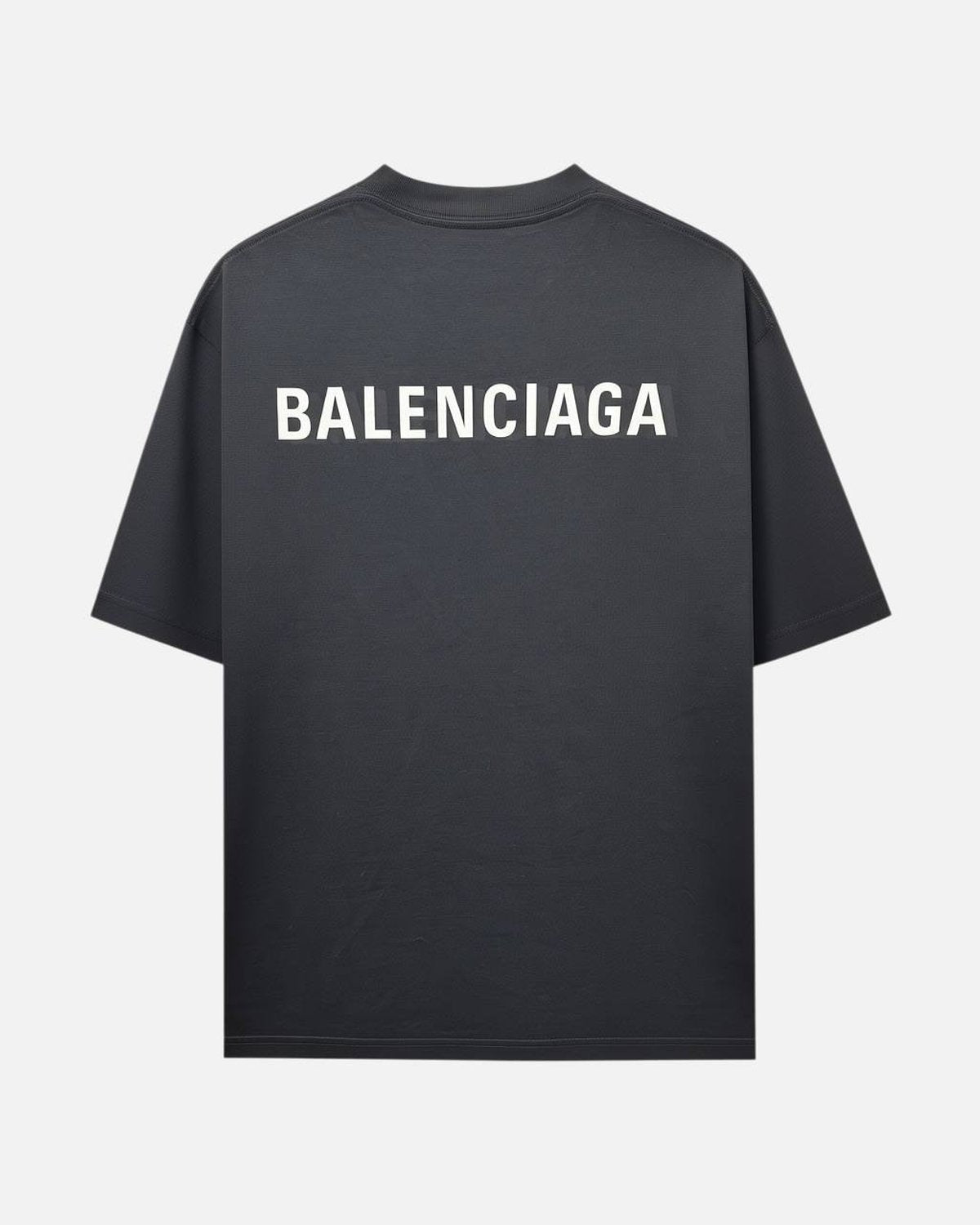 Balenciaga Rear Logo Black Printed Tee - photo 2