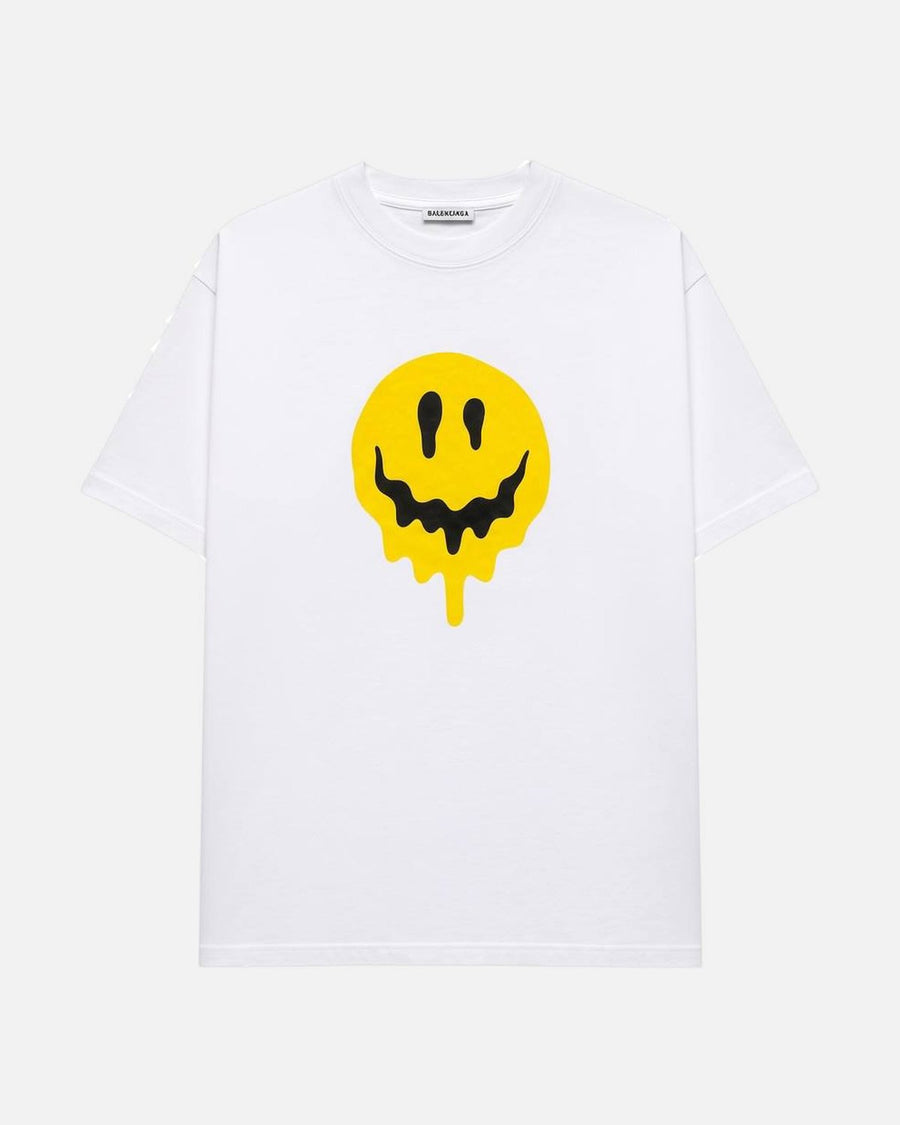 Balenciaga Smiley White Tee - photo 1