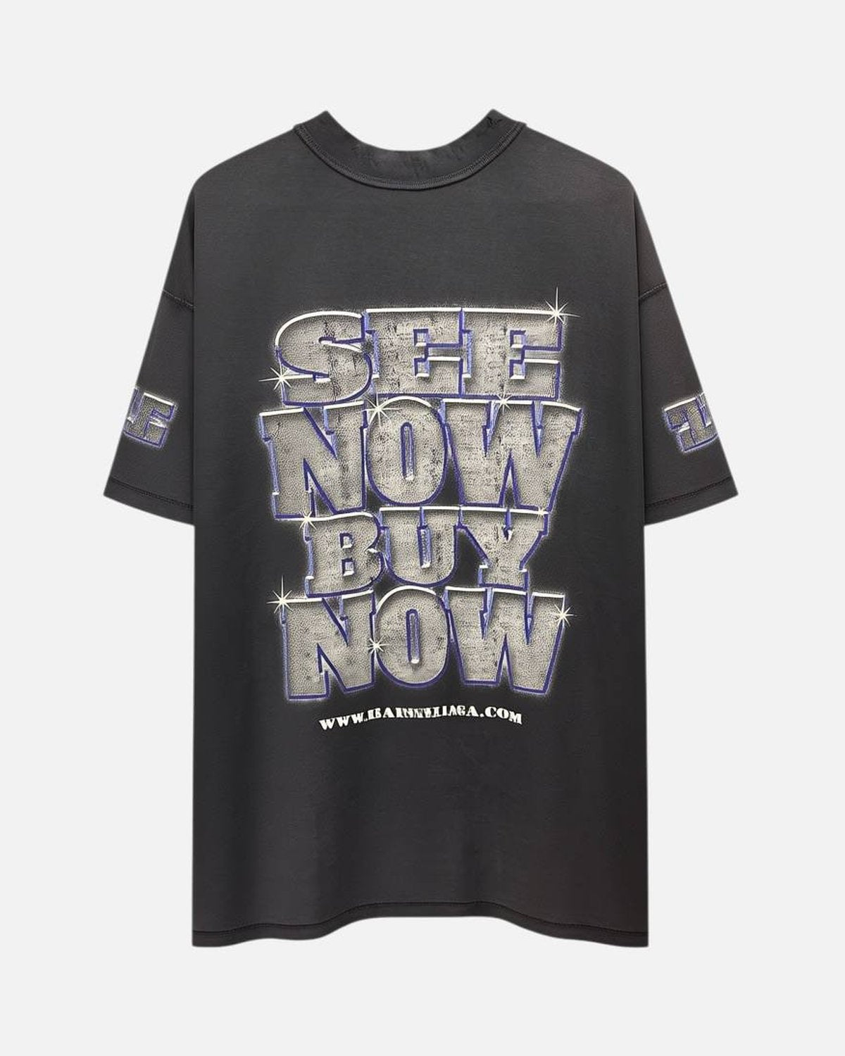 Balenciaga SNBN Inside Out Black Tee - photo 1