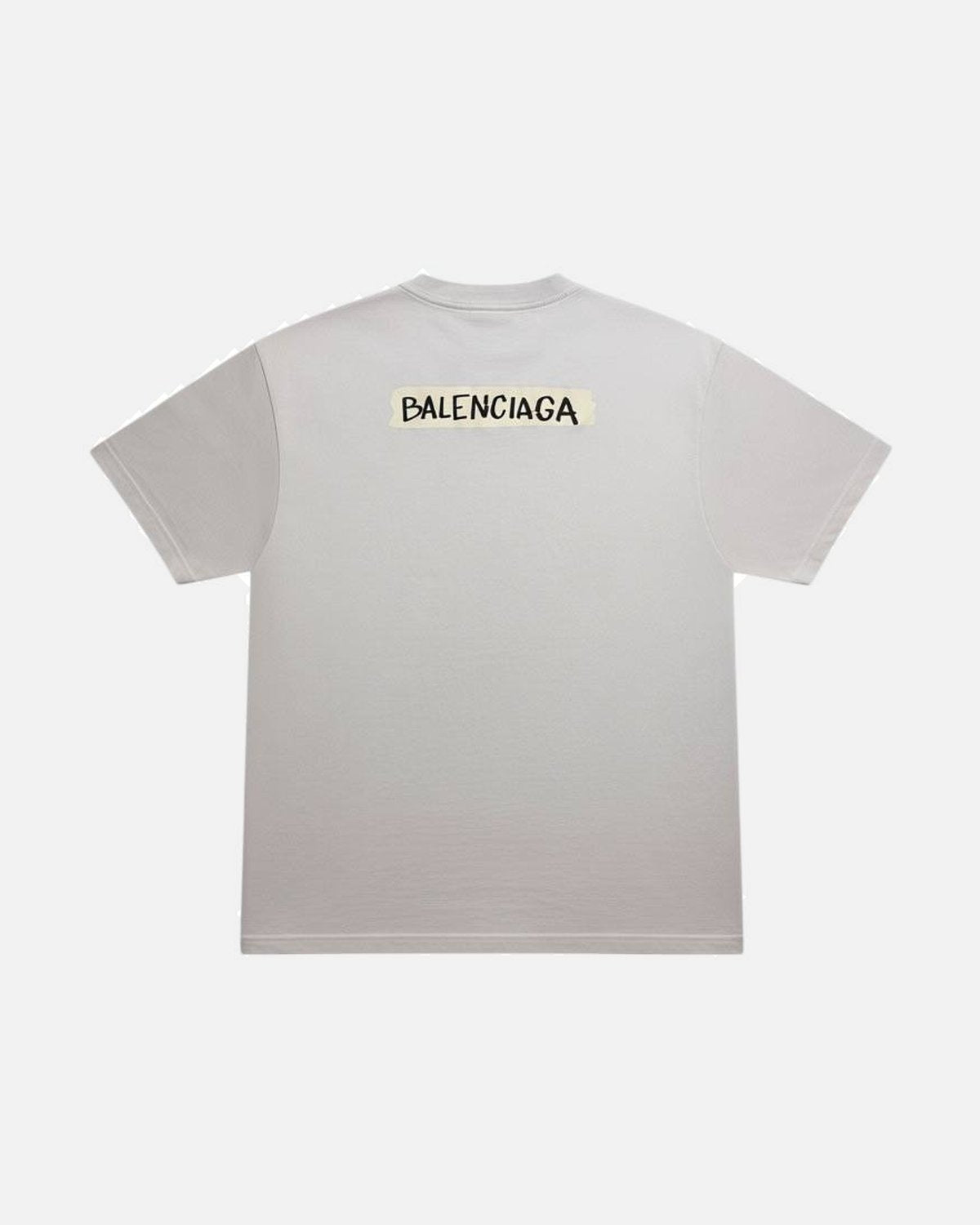 Balenciaga Tape Front White Logo Tee - photo 2