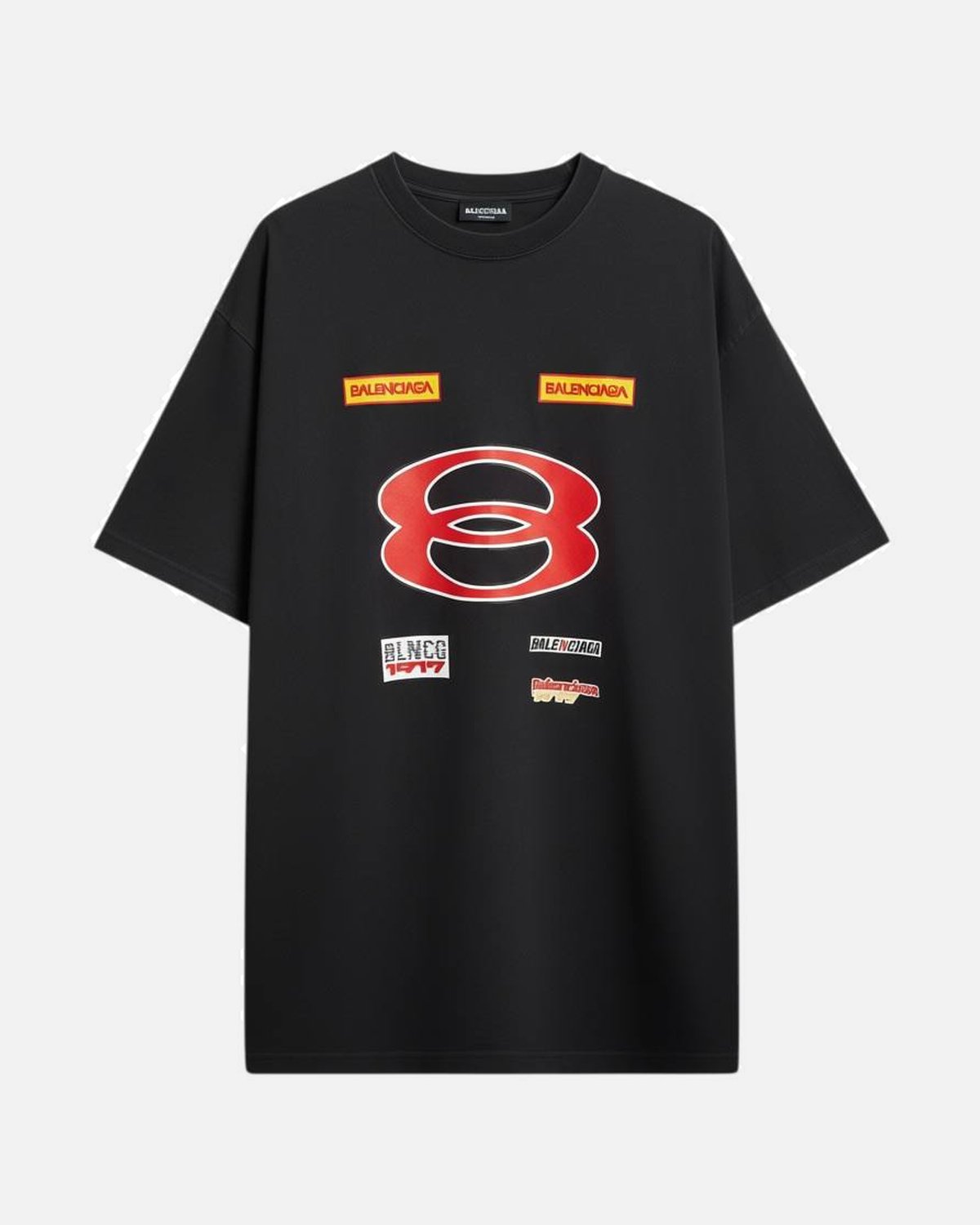 Balenciaga Unity Racing Black Tee - photo 1