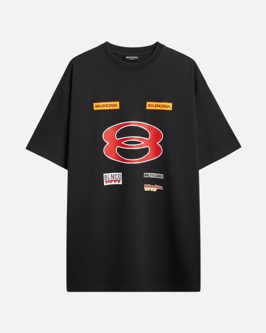 Balenciaga Unity Racing Black Tee - photo 1