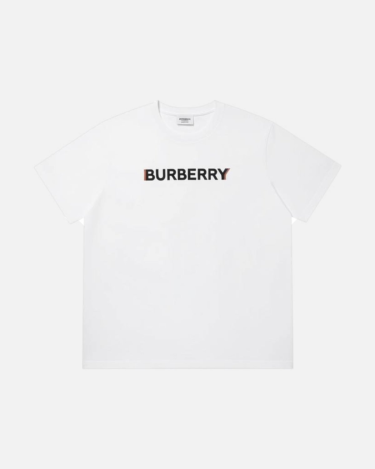 Burberry Front Logo Rainbow White Tee - photo 1