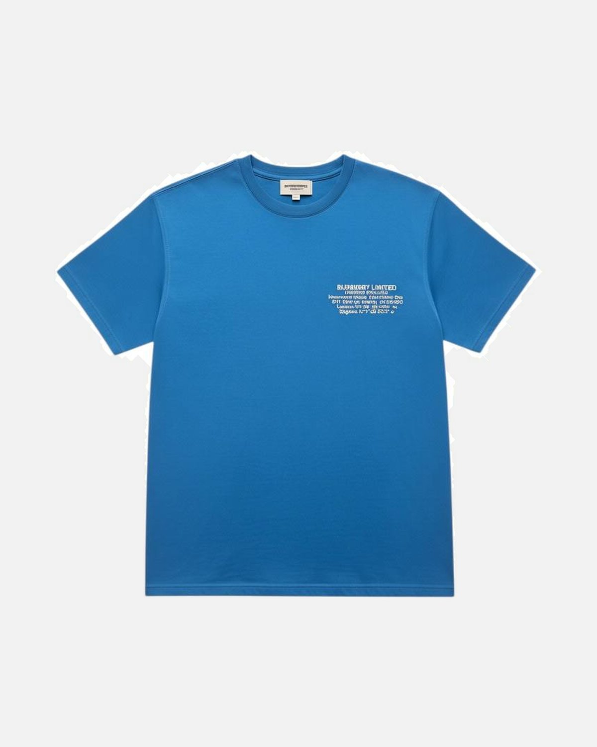 Burberry Front Small Logo Blue Tee - photo 1