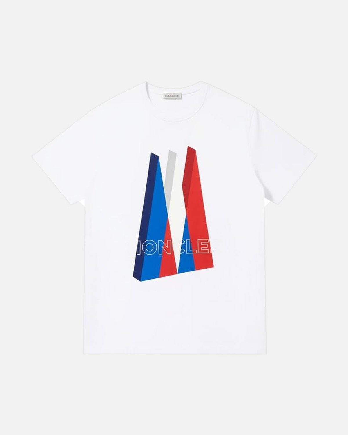 Moncler Triangle White Tee - photo 1
