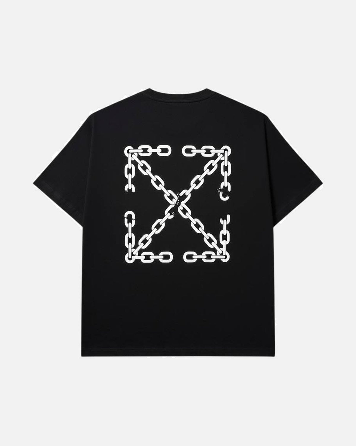 Off-White Chain Arrow Overskate Black/Blue Tee - photo 1