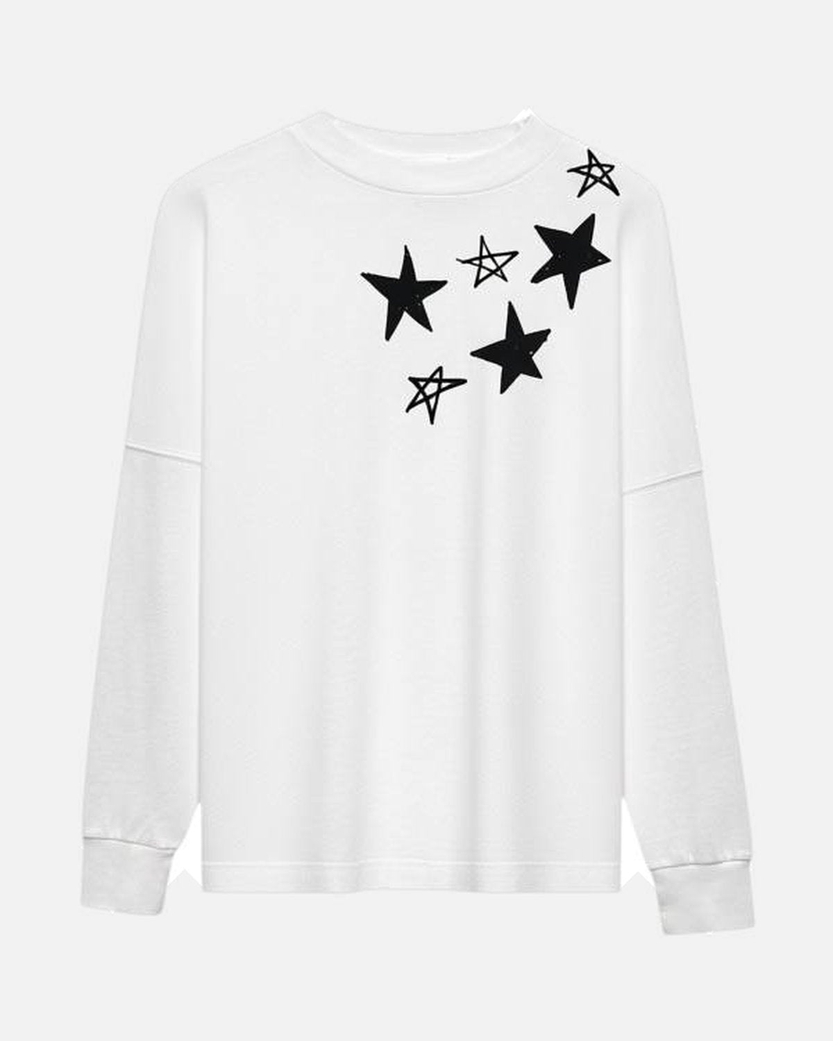 Palm Angels Shooting Star Over Long Sleeve B/W - photo 1